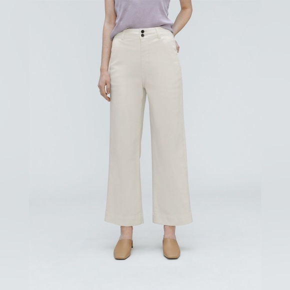 NWT Everlane The Organic Wide-Leg Pant - Picture 2 of 14